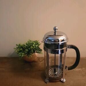 Vintage Bodum Chambord Chrome French Press Coffee Maker 34oz